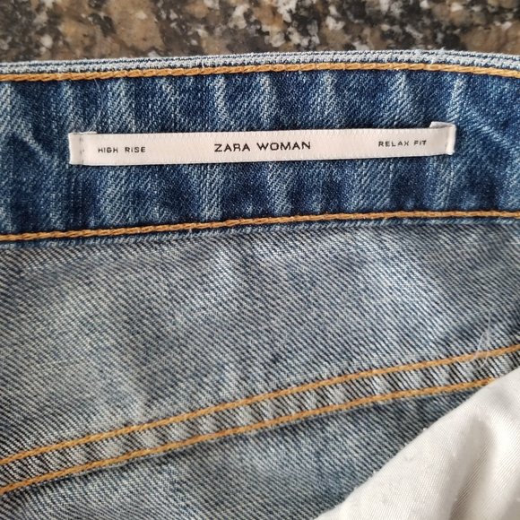 🌊 Zara high rise ripped jeans - Picture 9 of 16